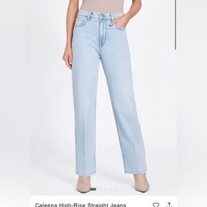 Guess Women's High Rise Light Blue Jeans